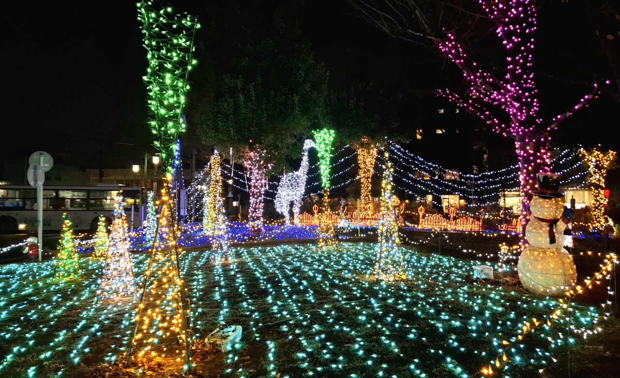 湖北駅前イルミネーション