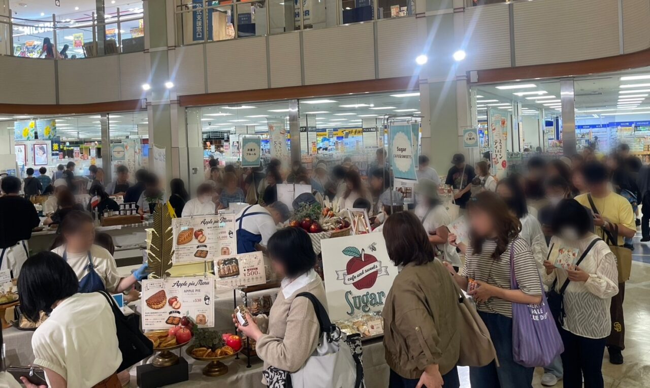 あびこショッピングプラザで開催のスコーン&ティーフェア